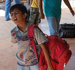 The Dangers of Heavy School Bags for Children's Backs